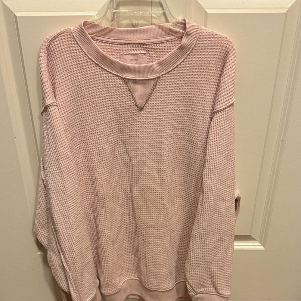 Aerie  Waffle Knit sweatshirt